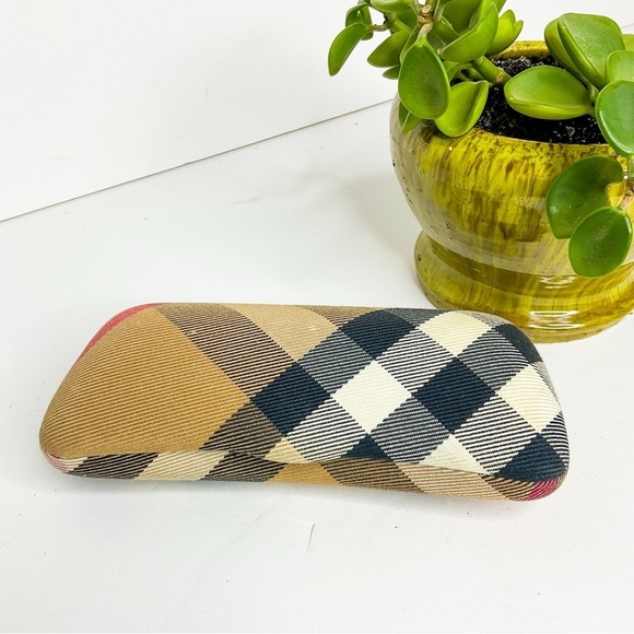 Burberry Accessories - Burberry London Eyeglass Case Nova Check Tartan Glasses Case